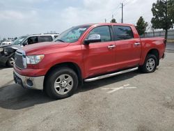 Salvage cars for sale at Rancho Cucamonga, CA auction: 2013 Toyota Tundra Crewmax SR5