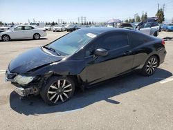 Salvage cars for sale from Copart Rancho Cucamonga, CA: 2015 Honda Civic EXL