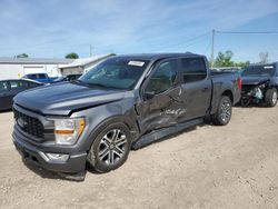 Salvage cars for sale at Pekin, IL auction: 2021 Ford F150 Supercrew