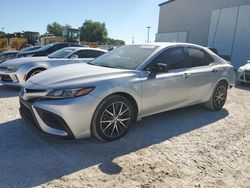 Salvage cars for sale at Apopka, FL auction: 2021 Toyota Camry SE