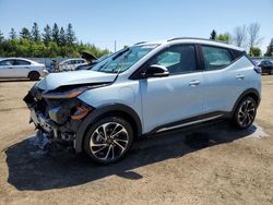 Salvage cars for sale from Copart Bowmanville, ON: 2022 Chevrolet Bolt EUV Premier