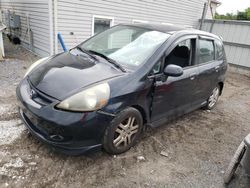 Salvage cars for sale at York Haven, PA auction: 2007 Honda FIT S