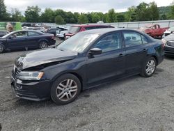 Salvage cars for sale at Grantville, PA auction: 2015 Volkswagen Jetta Base