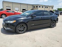 Salvage cars for sale at Wilmer, TX auction: 2018 Ford Fusion SE Hybrid