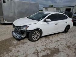 Salvage cars for sale at Kansas City, KS auction: 2018 Nissan Sentra S