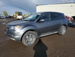 Salvage cars for sale from Copart Rocky View County, AB: 2008 Acura MDX Technology