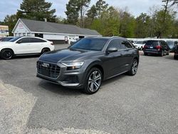 Salvage cars for sale at North Billerica, MA auction: 2019 Audi Q8 Premium Plus