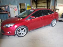 Salvage cars for sale at Eldridge, IA auction: 2012 Ford Focus Titanium