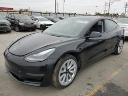 Salvage cars for sale at Los Angeles, CA auction: 2022 Tesla Model 3