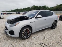 Salvage cars for sale at New Braunfels, TX auction: 2023 Maserati Grecale Modena