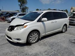 Toyota salvage cars for sale: 2012 Toyota Sienna XLE