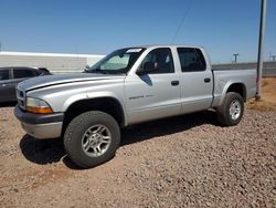 Vehiculos salvage en venta de Copart Phoenix, AZ: 2002 Dodge Dakota Quad Sport