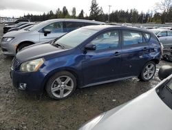 Salvage cars for sale from Copart Graham, WA: 2009 Pontiac Vibe