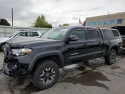 Toyota Tacoma salvage cars for sale: 2018 Toyota Tacoma Double Cab