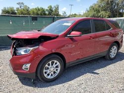 Salvage cars for sale from Copart Riverview, FL: 2021 Chevrolet Equinox LT