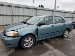 Salvage cars for sale at auction: 2007 Toyota Corolla CE
