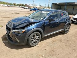 Salvage cars for sale at Colorado Springs, CO auction: 2017 Mazda CX-3 Grand Touring