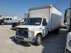 Salvage cars for sale from Copart Haslet, TX: 2018 Ford Econoline E450 Super Duty Cutaway Van