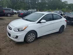 Salvage cars for sale at North Billerica, MA auction: 2016 Hyundai Accent SE