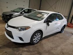 2016 Toyota Corolla L en venta en West Mifflin, PA