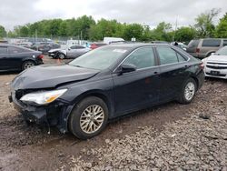 Salvage cars for sale from Copart Chalfont, PA: 2017 Toyota Camry LE