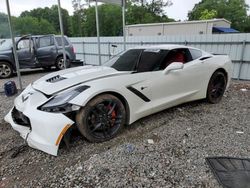 Chevrolet Corvette salvage cars for sale: 2018 Chevrolet Corvette Stingray 2LT