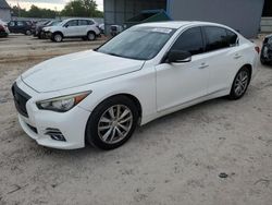 Salvage cars for sale from Copart Midway, FL: 2015 Infiniti Q50 Base