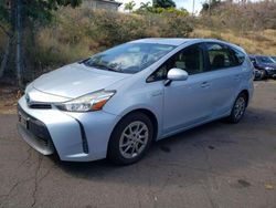 Salvage cars for sale at Kapolei, HI auction: 2015 Toyota Prius V