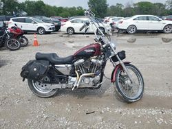 Salvage motorcycles for sale at Des Moines, IA auction: 2002 Harley-Davidson XL1200 C