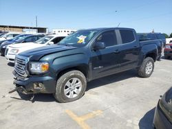 Salvage cars for sale at Grand Prairie, TX auction: 2017 GMC Canyon SLE