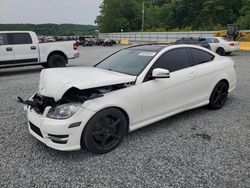 Salvage cars for sale from Copart Concord, NC: 2015 Mercedes-Benz C 350 4matic