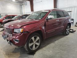 Salvage cars for sale from Copart Milwaukee, WI: 2016 Jeep Grand Cherokee Overland
