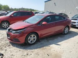 Salvage cars for sale at Franklin, WI auction: 2018 Chevrolet Cruze LT