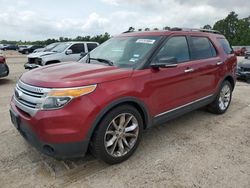 Salvage cars for sale from Copart Houston, TX: 2014 Ford Explorer XLT