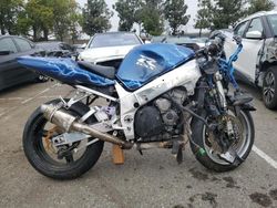 Salvage motorcycles for sale at Rancho Cucamonga, CA auction: 2003 Suzuki GSX-R750