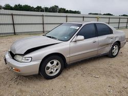 Salvage cars for sale from Copart New Braunfels, TX: 1997 Honda Accord SE
