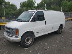 Salvage trucks for sale at Waldorf, MD auction: 2001 Chevrolet Express G3500