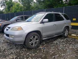 Salvage cars for sale at Waldorf, MD auction: 2005 Acura MDX Touring