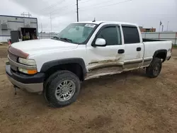 Salvage cars for sale from Copart Bismarck, ND: 2002 Chevrolet Silverado K2500 Heavy Duty