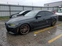 Salvage cars for sale at Chicago Heights, IL auction: 2022 BMW 430I Gran Coupe