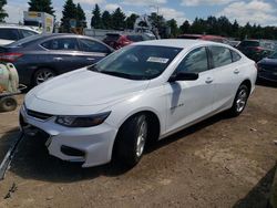 Salvage Cars with No Bids Yet For Sale at auction: 2018 Chevrolet Malibu LS