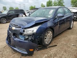 Salvage cars for sale at Elgin, IL auction: 2011 Chevrolet Cruze ECO