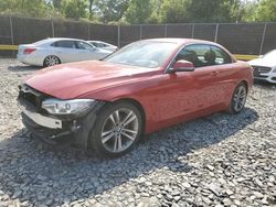 Salvage cars for sale at Waldorf, MD auction: 2016 BMW 428 I Sulev