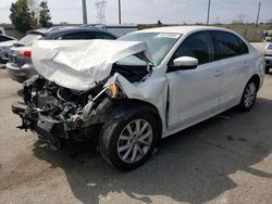 Salvage cars for sale at Rancho Cucamonga, CA auction: 2012 Volkswagen Jetta SE