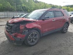 Salvage cars for sale at Hurricane, WV auction: 2014 Ford Explorer Sport
