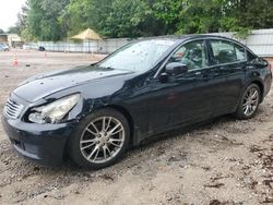 Salvage cars for sale at Knightdale, NC auction: 2007 Infiniti G35