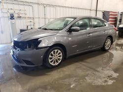 Salvage cars for sale at Avon, MN auction: 2018 Nissan Sentra S