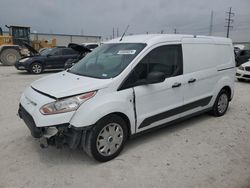 Salvage cars for sale from Copart Haslet, TX: 2017 Ford Transit Connect XLT