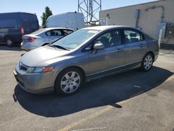 Salvage cars for sale from Copart Hayward, CA: 2007 Honda Civic LX