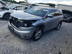 Salvage cars for sale at Hueytown, AL auction: 2015 Toyota Highlander Limited